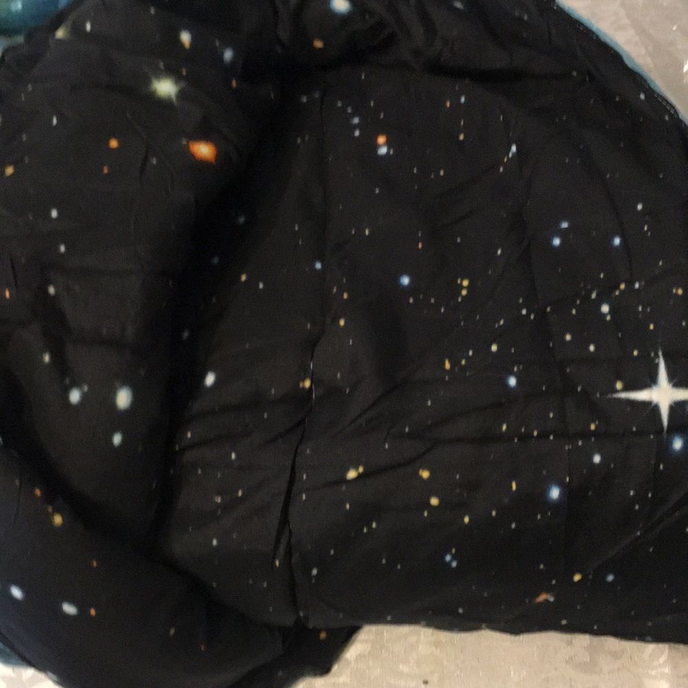 Space Reversible Comforter Set size full